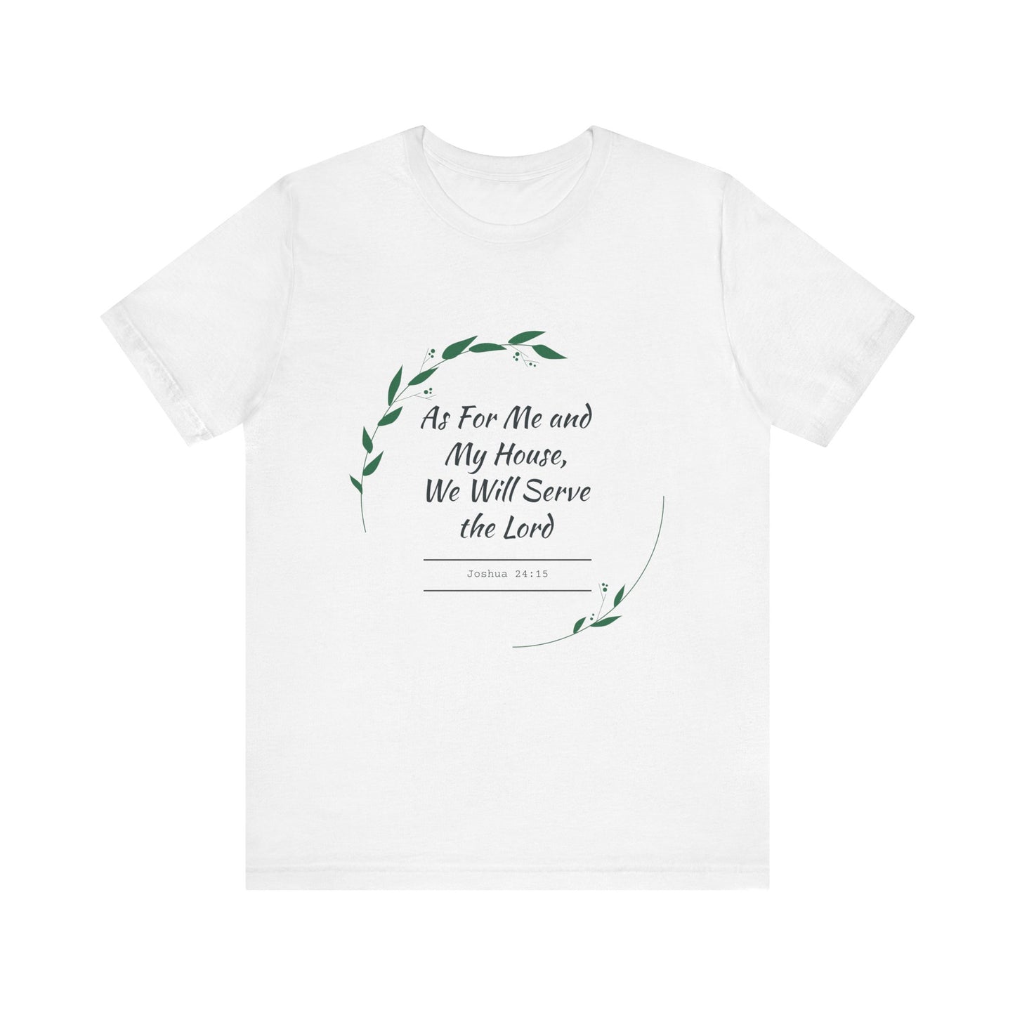 Faith-Inspired Unisex Tee, Christian Shirt, Bible Verse Apparel, Family T-Shirt, Inspirational Gift, Religious Wear