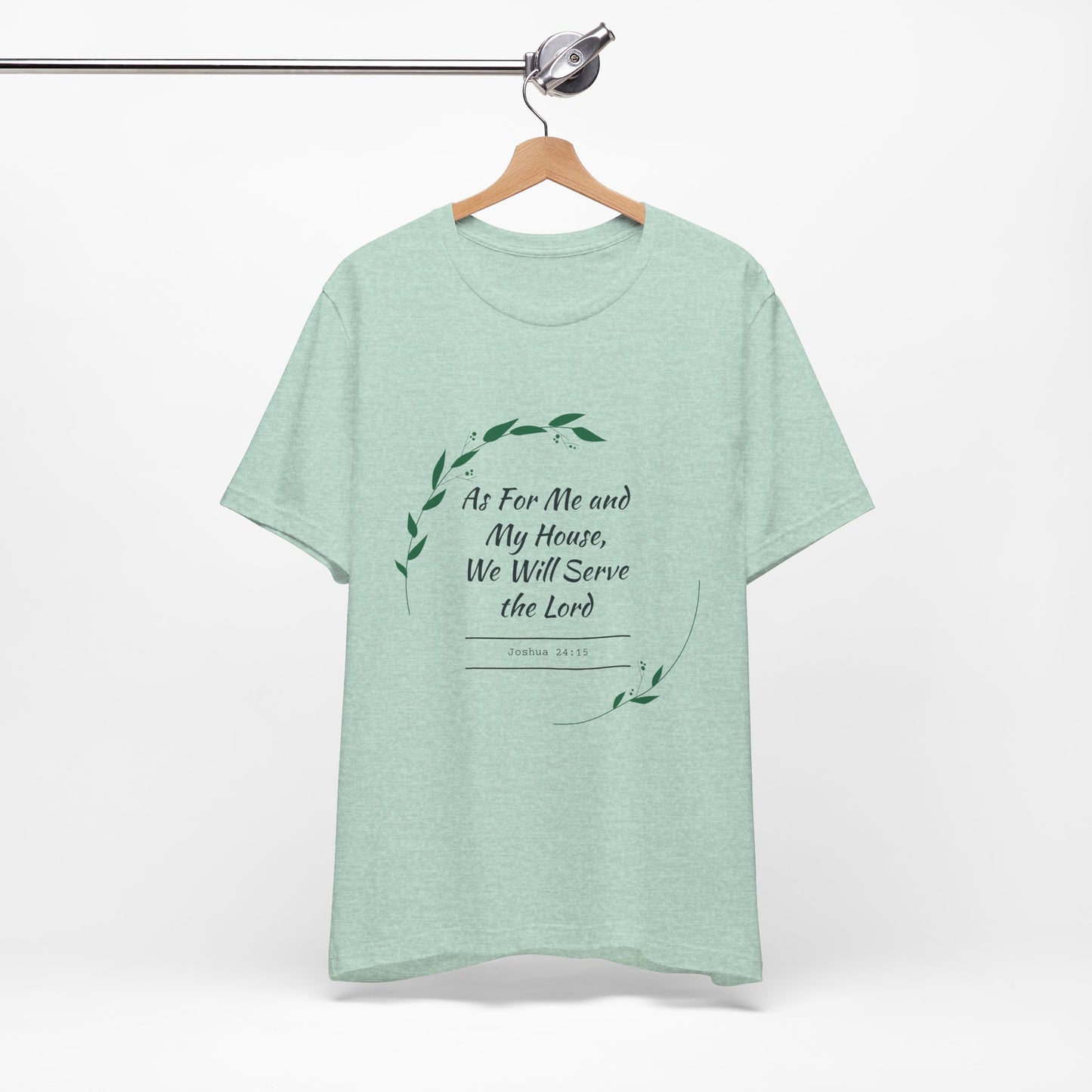 Faith-Inspired Unisex Tee, Christian Shirt, Bible Verse Apparel, Family T-Shirt, Inspirational Gift, Religious Wear