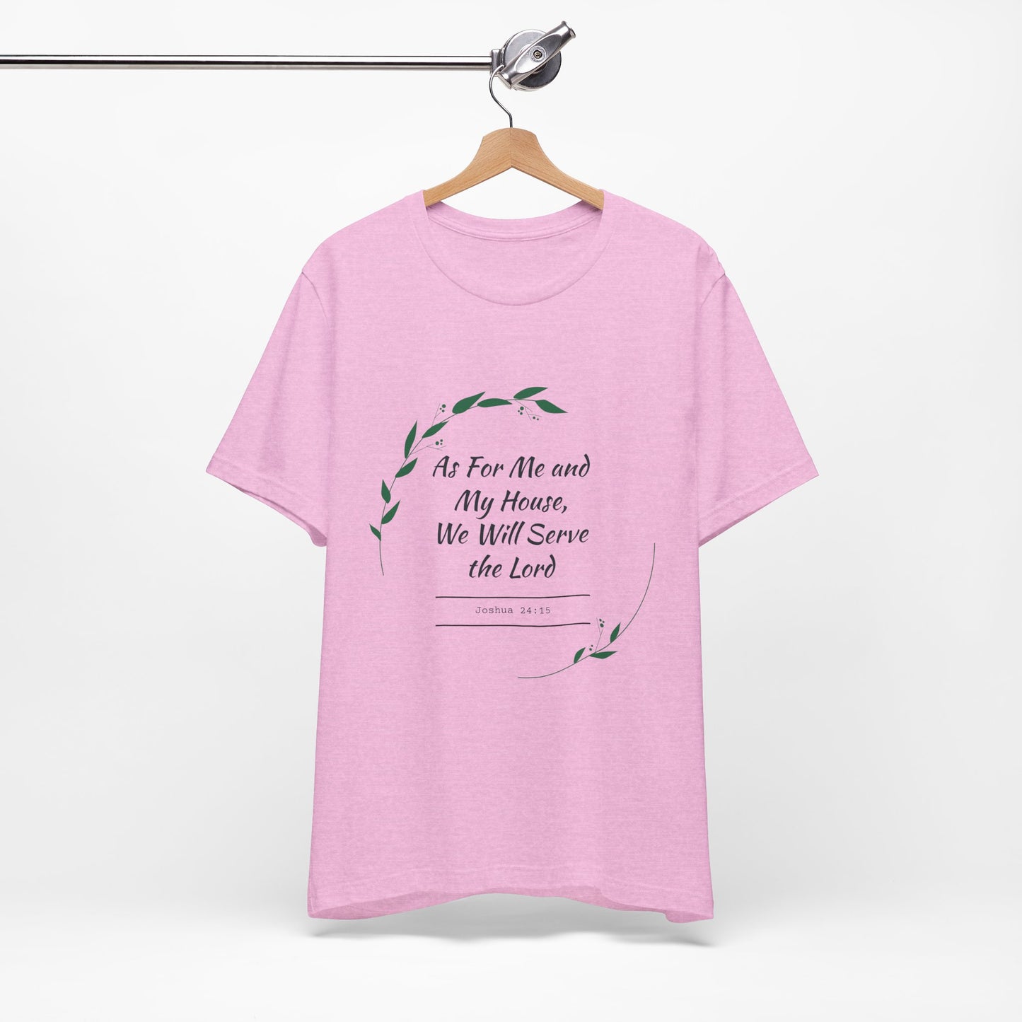 Faith-Inspired Unisex Tee, Christian Shirt, Bible Verse Apparel, Family T-Shirt, Inspirational Gift, Religious Wear