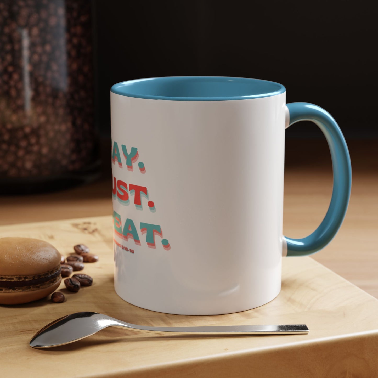Mug Faithful Reminder featuring 1 Thessalonians 5:16-18