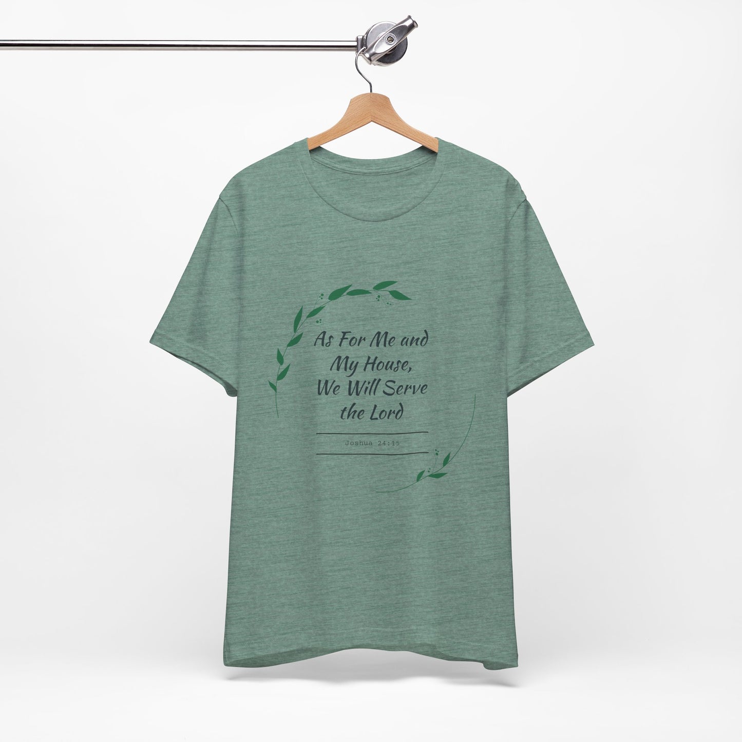 Faith-Inspired Unisex Tee, Christian Shirt, Bible Verse Apparel, Family T-Shirt, Inspirational Gift, Religious Wear