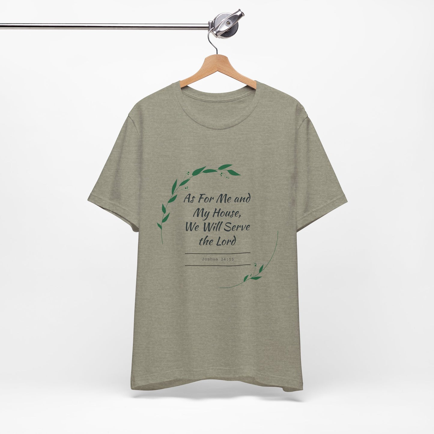 Faith-Inspired Unisex Tee, Christian Shirt, Bible Verse Apparel, Family T-Shirt, Inspirational Gift, Religious Wear