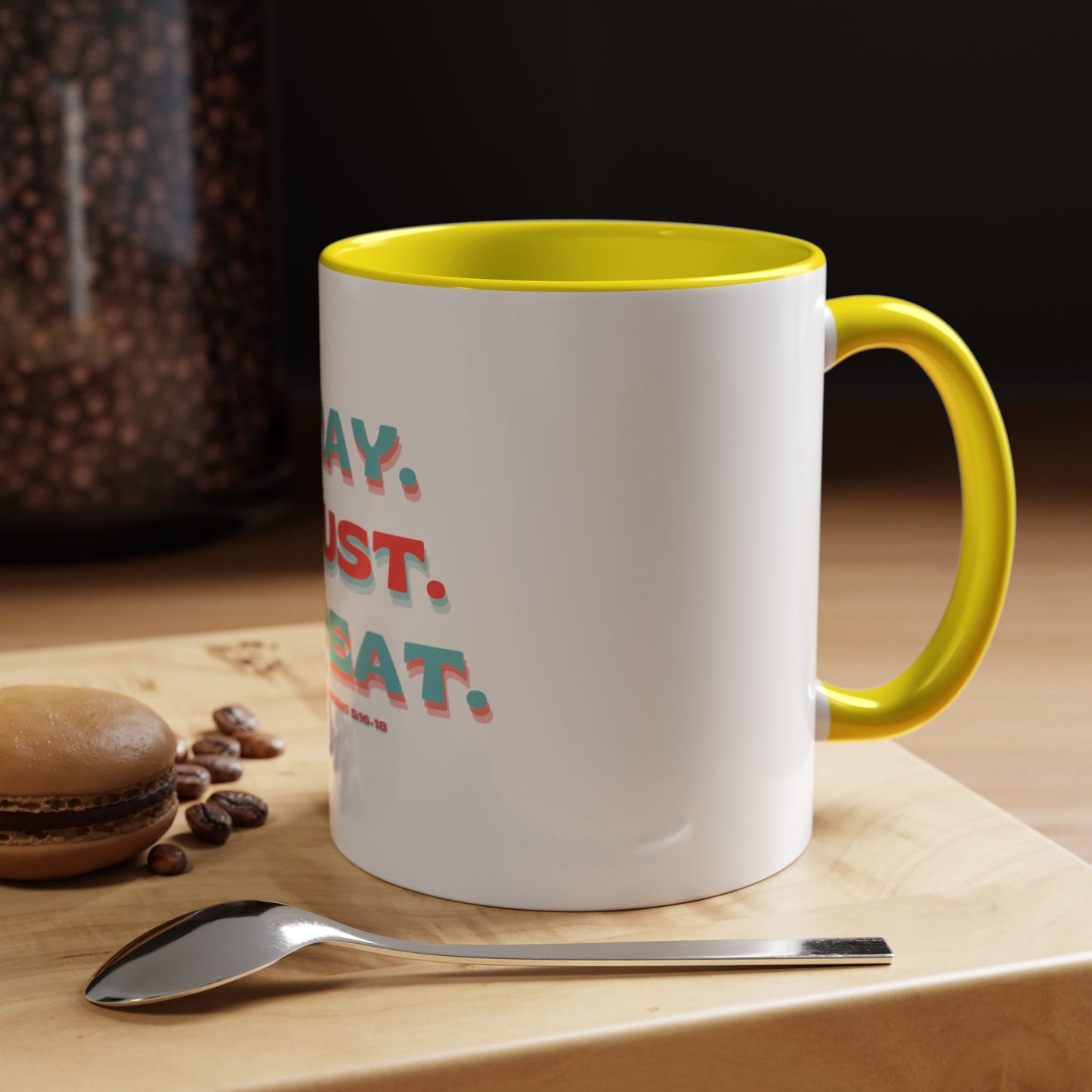Mug Faithful Reminder featuring 1 Thessalonians 5:16-18