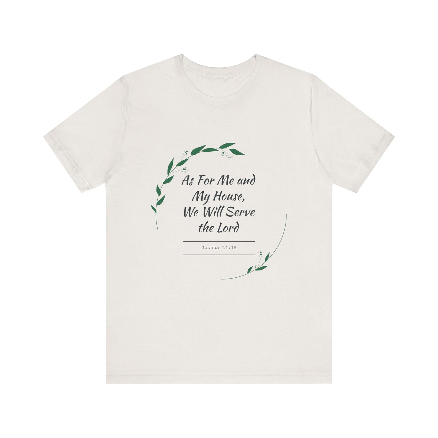 Faith-Inspired Unisex Tee, Christian Shirt, Bible Verse Apparel, Family T-Shirt, Inspirational Gift, Religious Wear