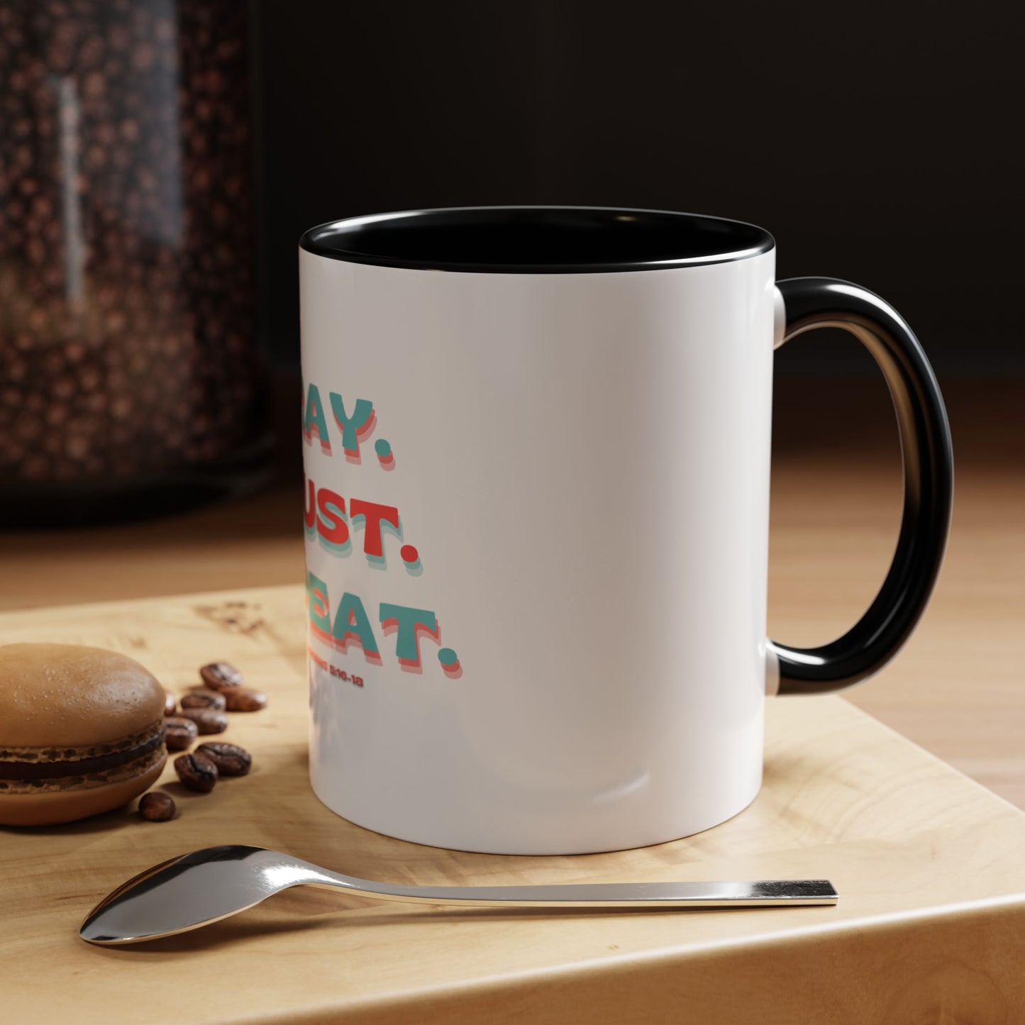 Mug Faithful Reminder featuring 1 Thessalonians 5:16-18
