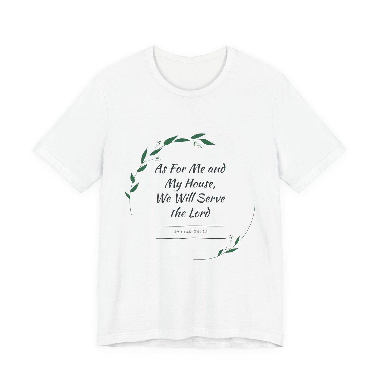 Faith-Inspired Unisex Tee, Christian Shirt, Bible Verse Apparel, Family T-Shirt, Inspirational Gift, Religious Wear
