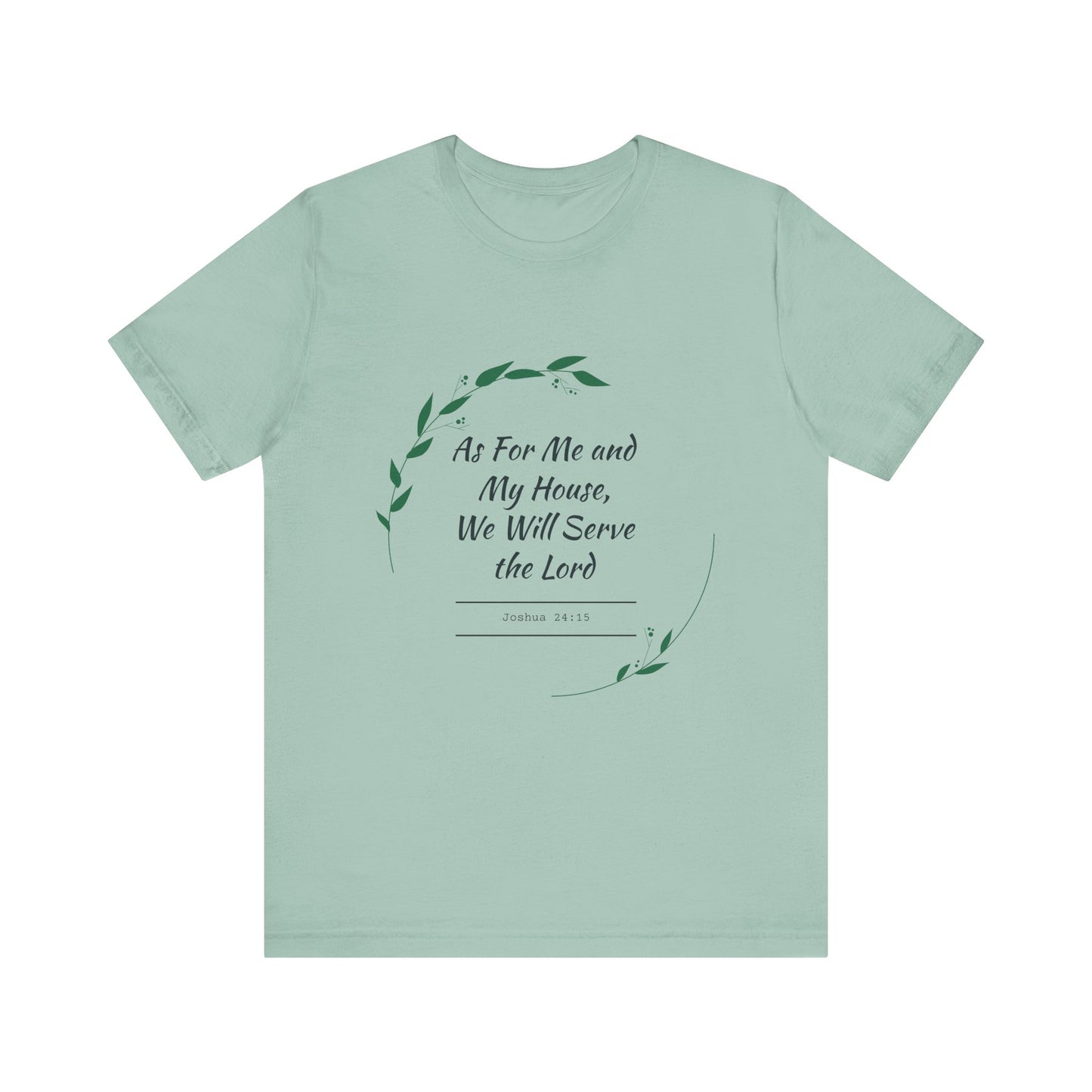 Faith-Inspired Unisex Tee, Christian Shirt, Bible Verse Apparel, Family T-Shirt, Inspirational Gift, Religious Wear
