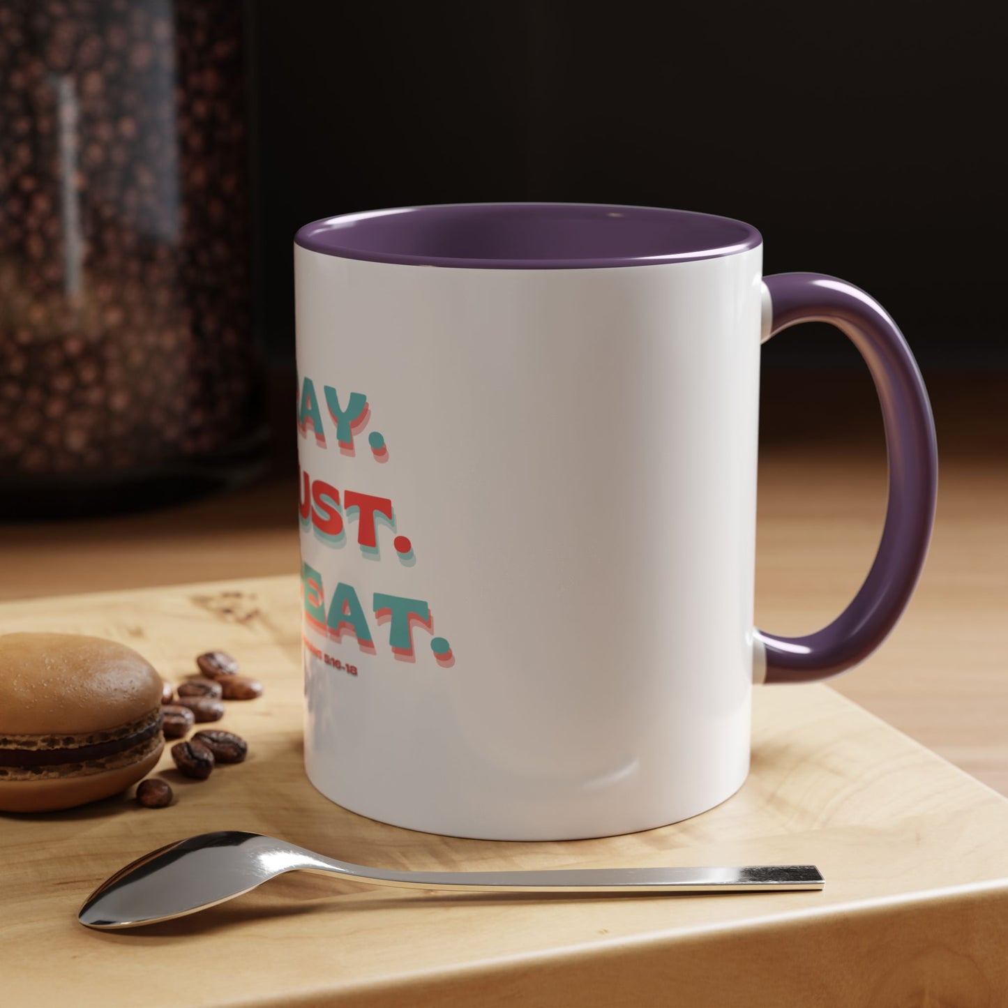 Mug Faithful Reminder featuring 1 Thessalonians 5:16-18