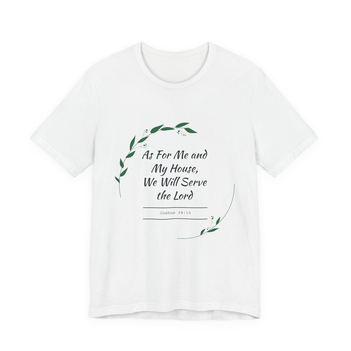 Faith-Inspired Unisex Tee, Christian Shirt, Bible Verse Apparel, Family T-Shirt, Inspirational Gift, Religious Wear