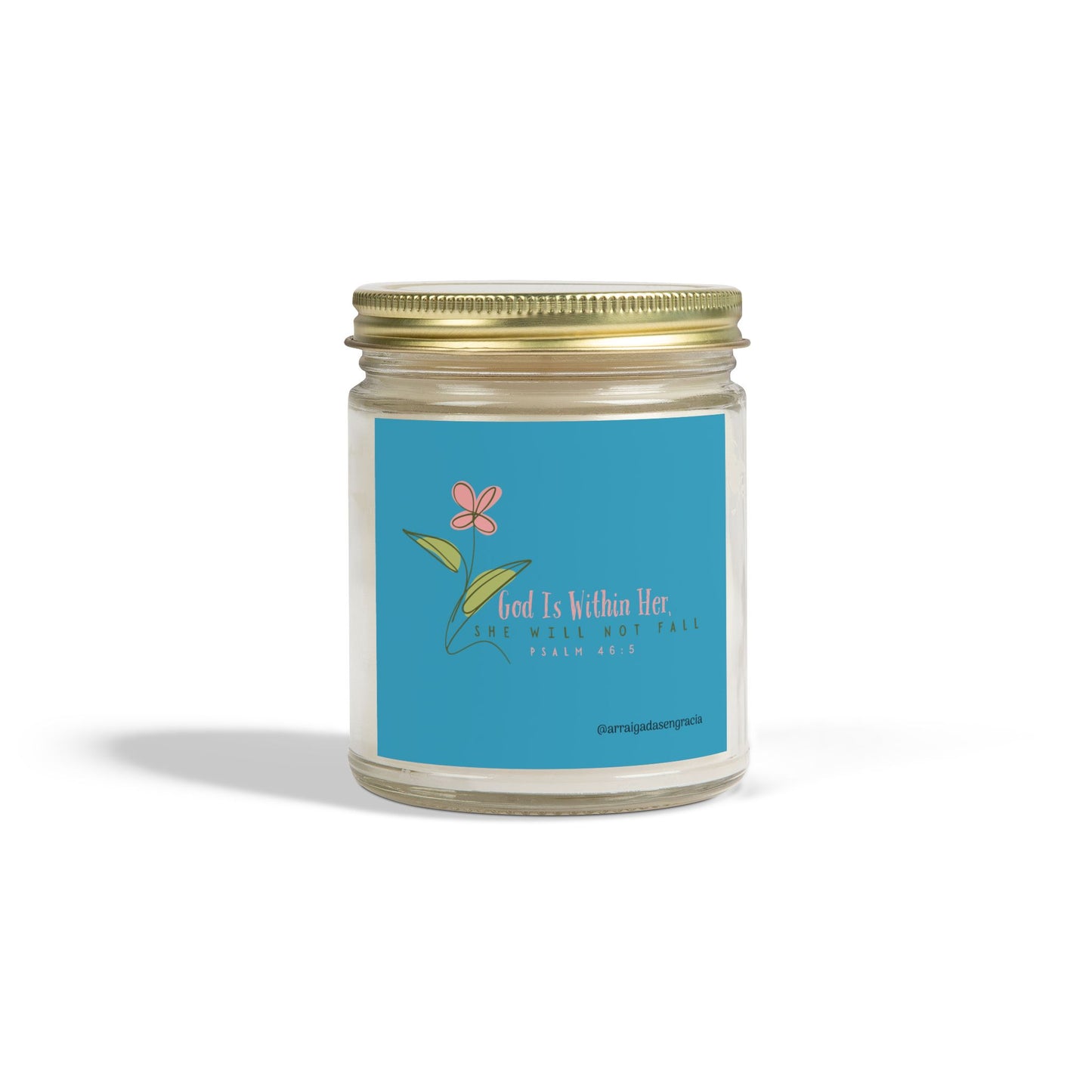Scented Candle - Psalm 46:5 - Relaxing Home Décor, Aromatherapy Gift