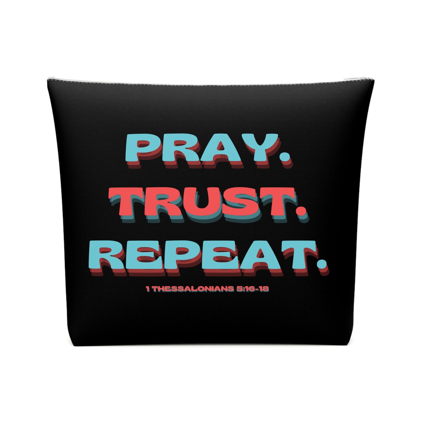 1 Thessalonians 5:16-18 - Cotton Cosmetic Bag