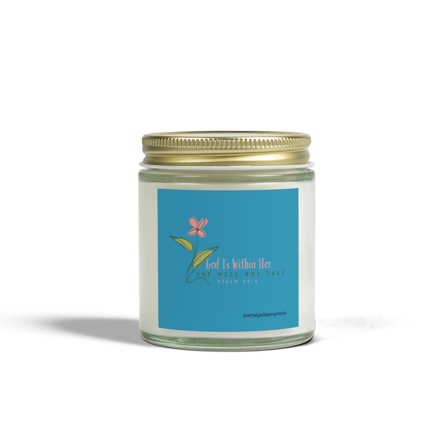 Scented Candle - Psalm 46:5 - Relaxing Home Décor, Aromatherapy Gift