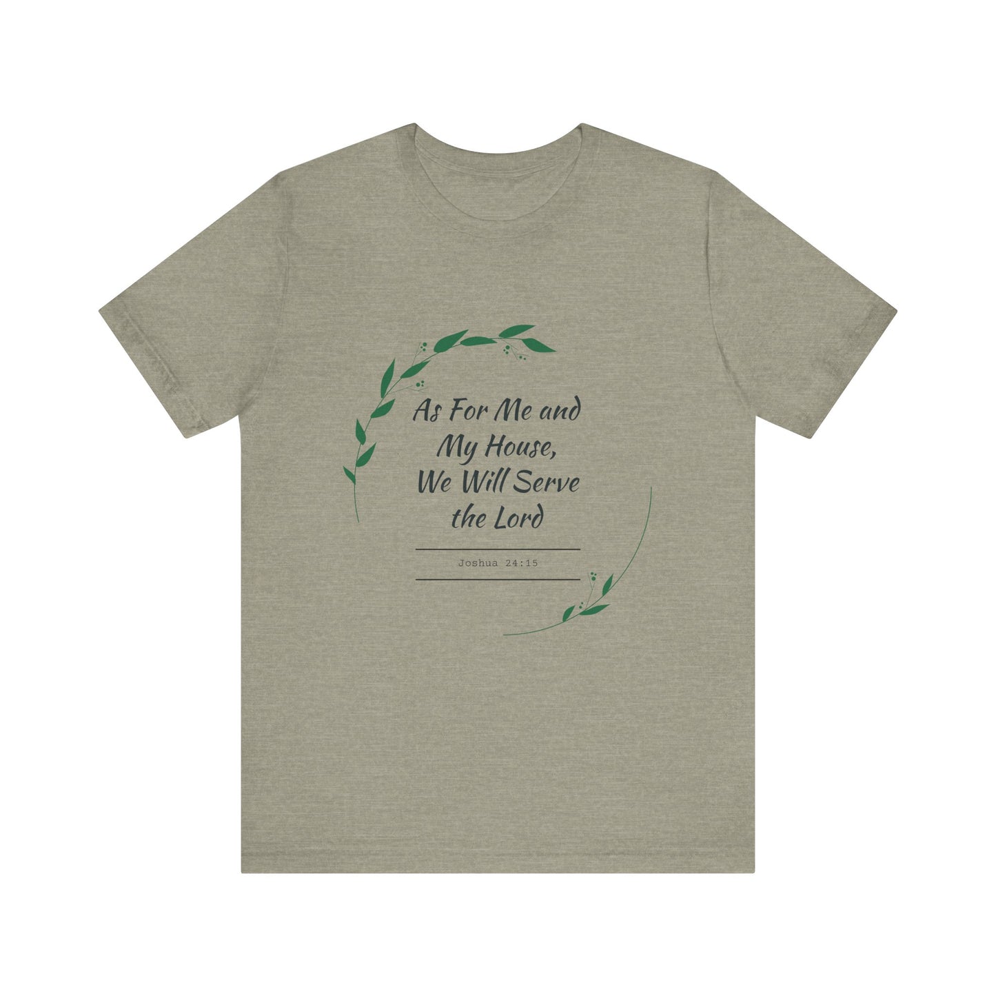 Faith-Inspired Unisex Tee, Christian Shirt, Bible Verse Apparel, Family T-Shirt, Inspirational Gift, Religious Wear