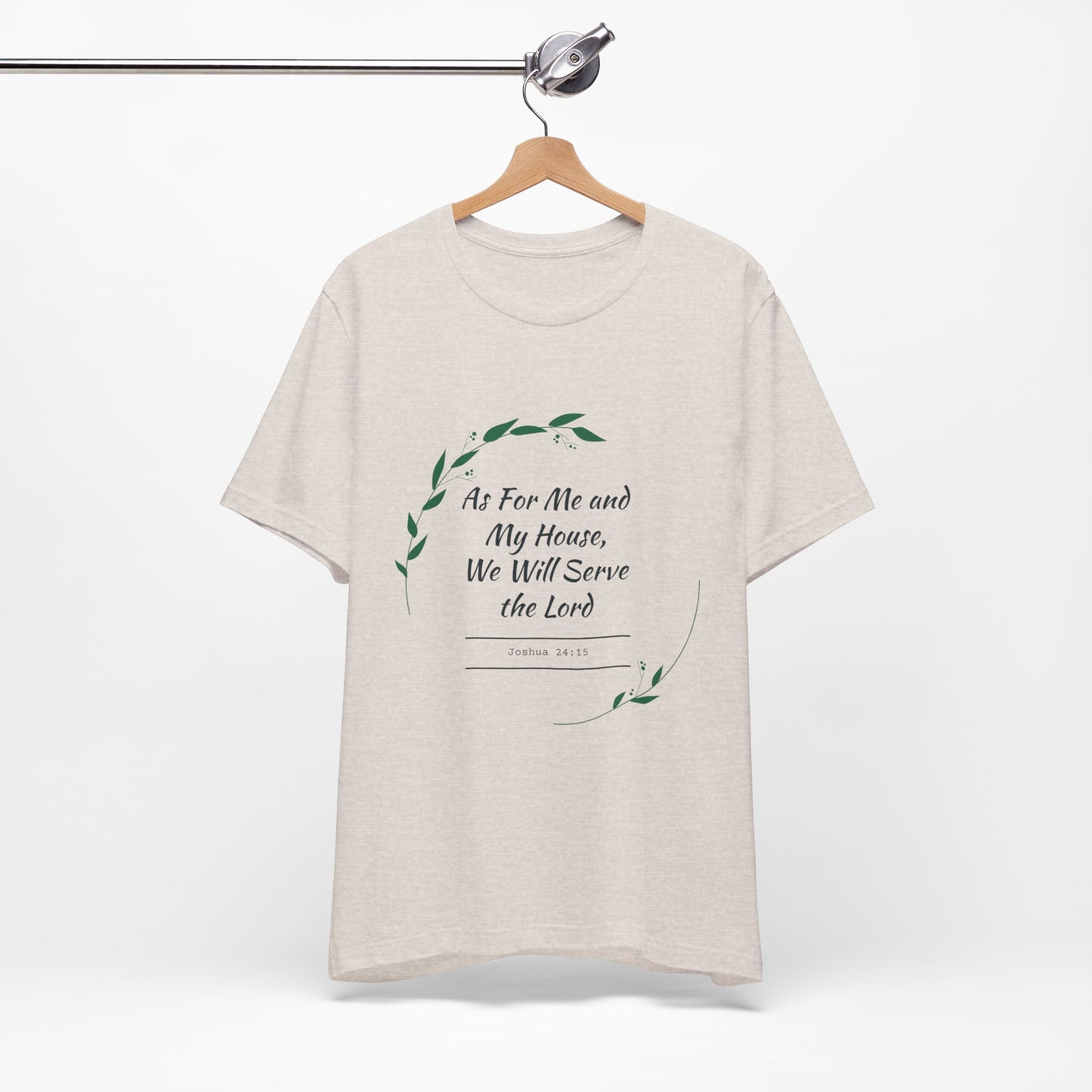 Faith-Inspired Unisex Tee, Christian Shirt, Bible Verse Apparel, Family T-Shirt, Inspirational Gift, Religious Wear