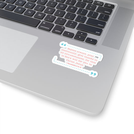 Inspirational Kiss-Cut Stickers - Motivational Bible Quotes, Christian Decor, Journaling Supplies, Gift Tags, Laptop Decals