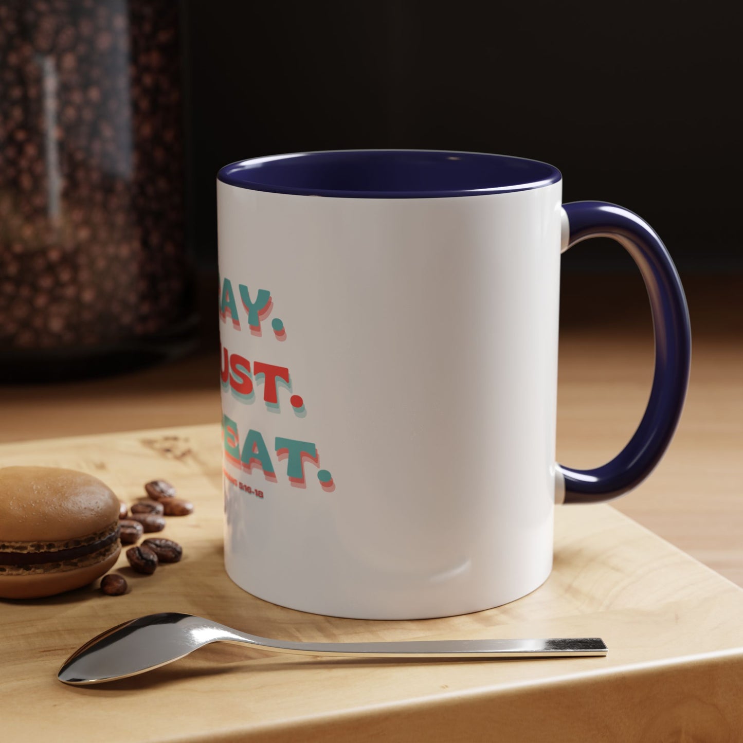 Mug Faithful Reminder featuring 1 Thessalonians 5:16-18