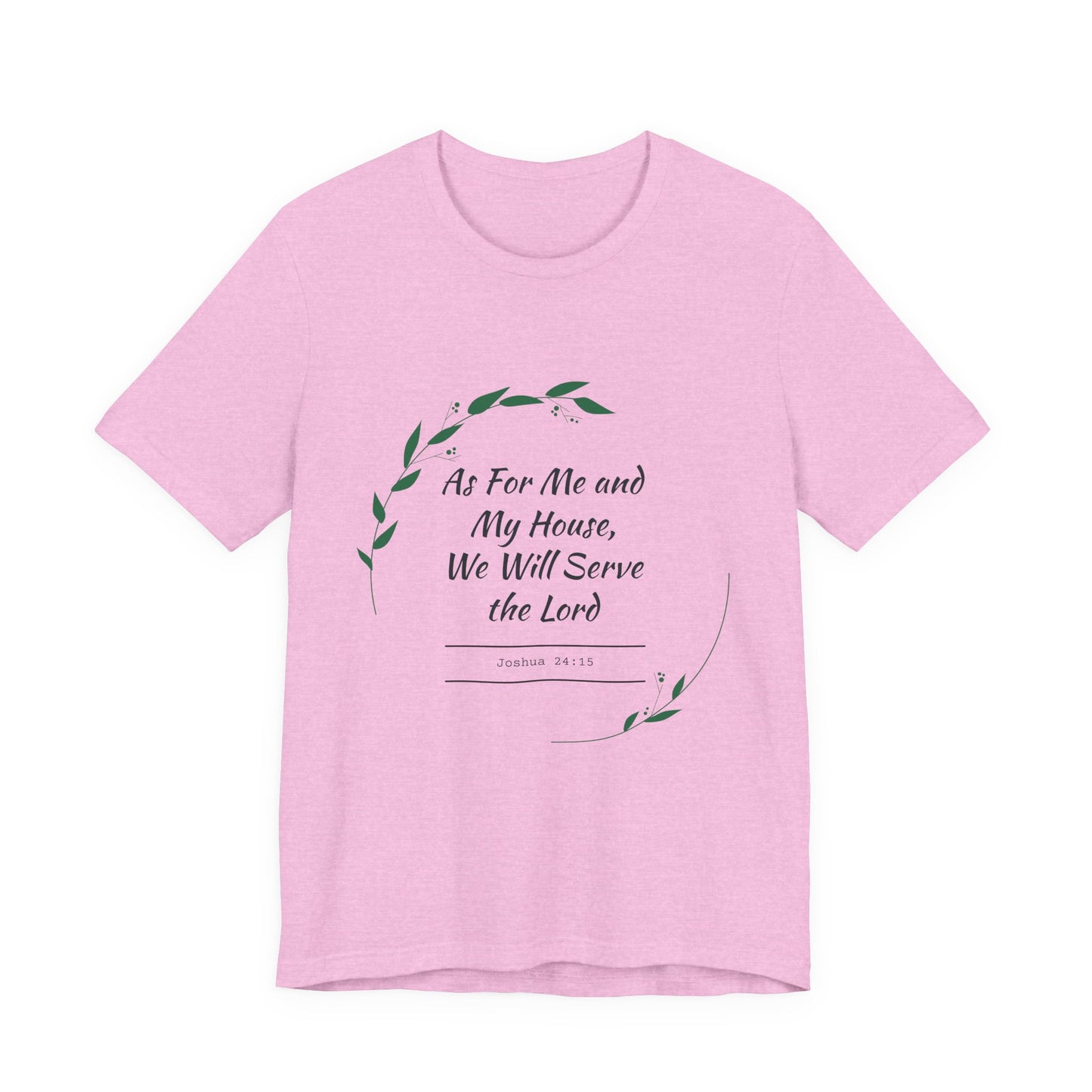 Faith-Inspired Unisex Tee, Christian Shirt, Bible Verse Apparel, Family T-Shirt, Inspirational Gift, Religious Wear