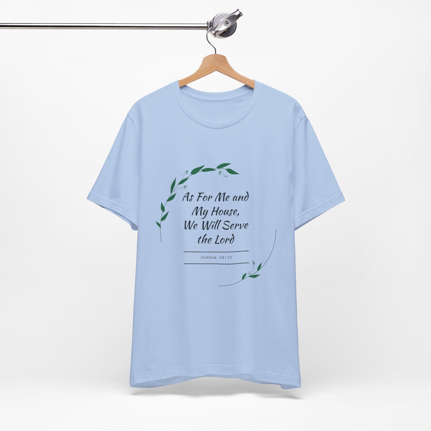 Faith-Inspired Unisex Tee, Christian Shirt, Bible Verse Apparel, Family T-Shirt, Inspirational Gift, Religious Wear