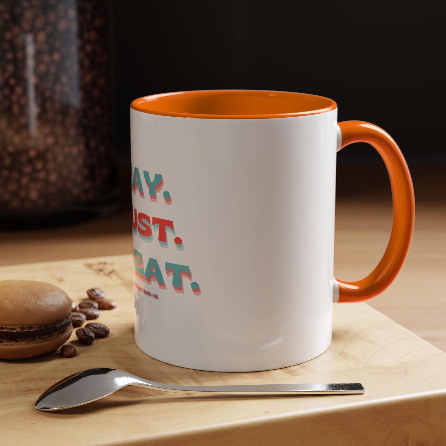 Mug Faithful Reminder featuring 1 Thessalonians 5:16-18