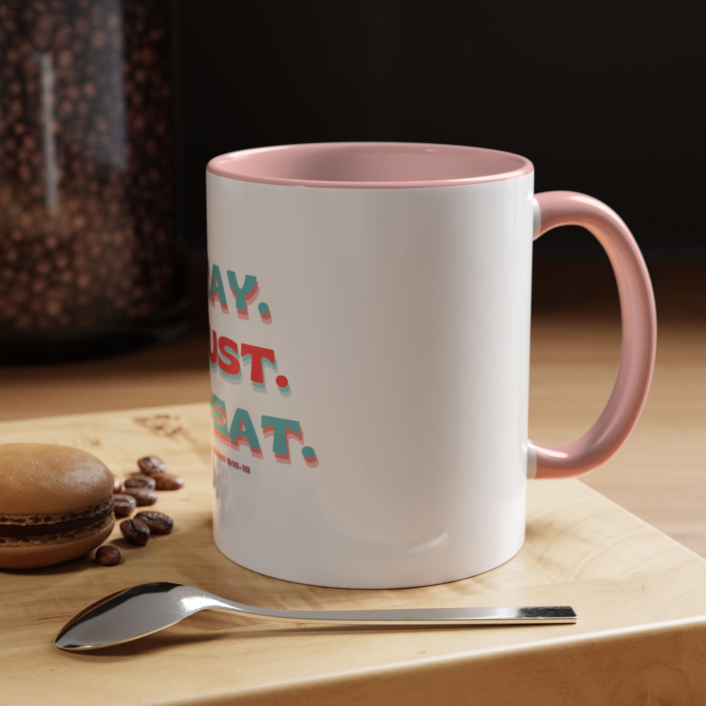 Mug Faithful Reminder featuring 1 Thessalonians 5:16-18