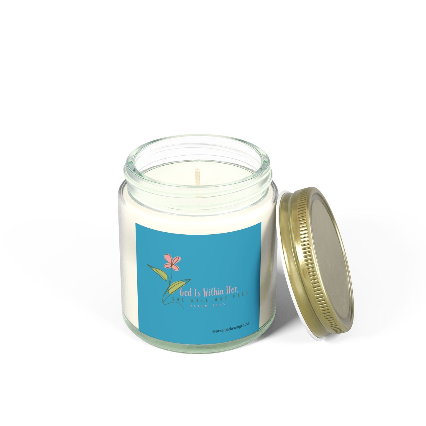 Scented Candle - Psalm 46:5 - Relaxing Home Décor, Aromatherapy Gift