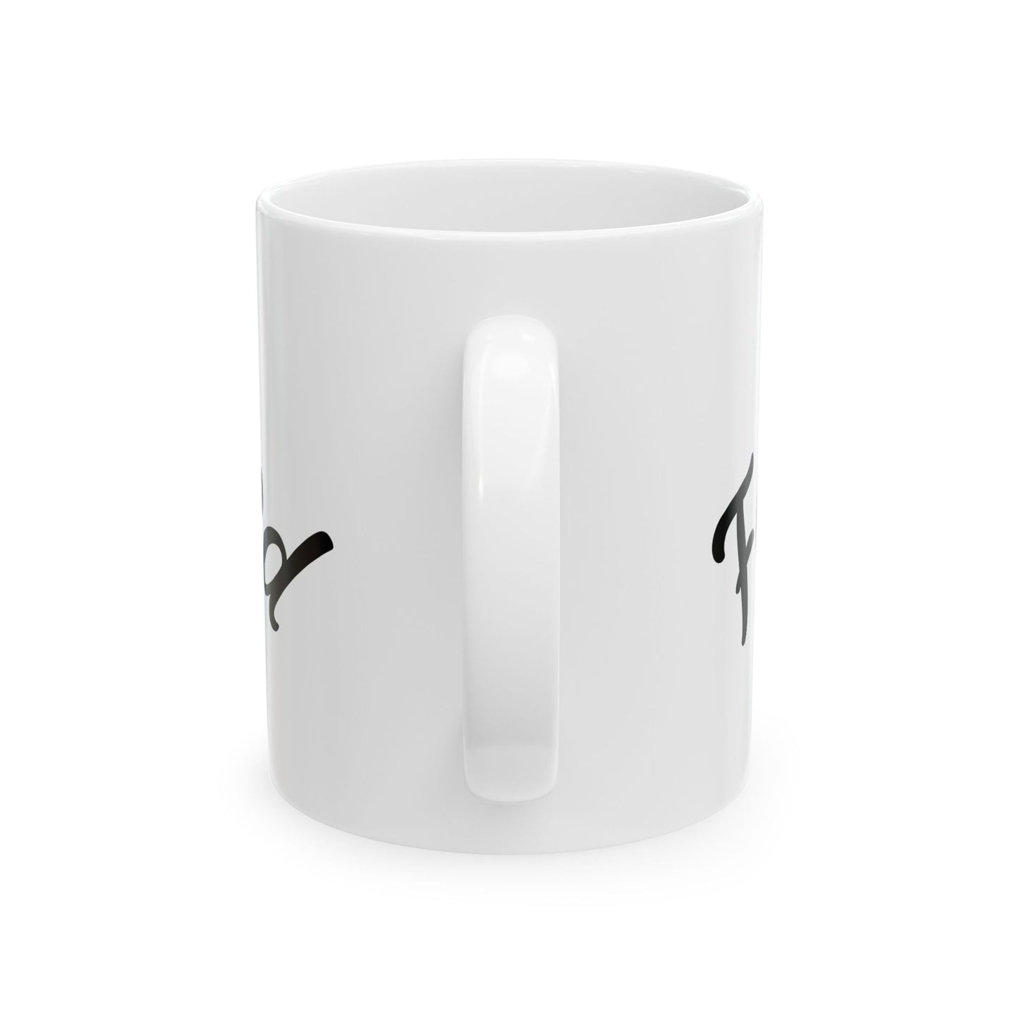 Faith-Fueled Ceramic Coffee Mug | Inspirational Gift for CEOs, Motivational Cup, Office Accessories, Home & Kitchen Decor