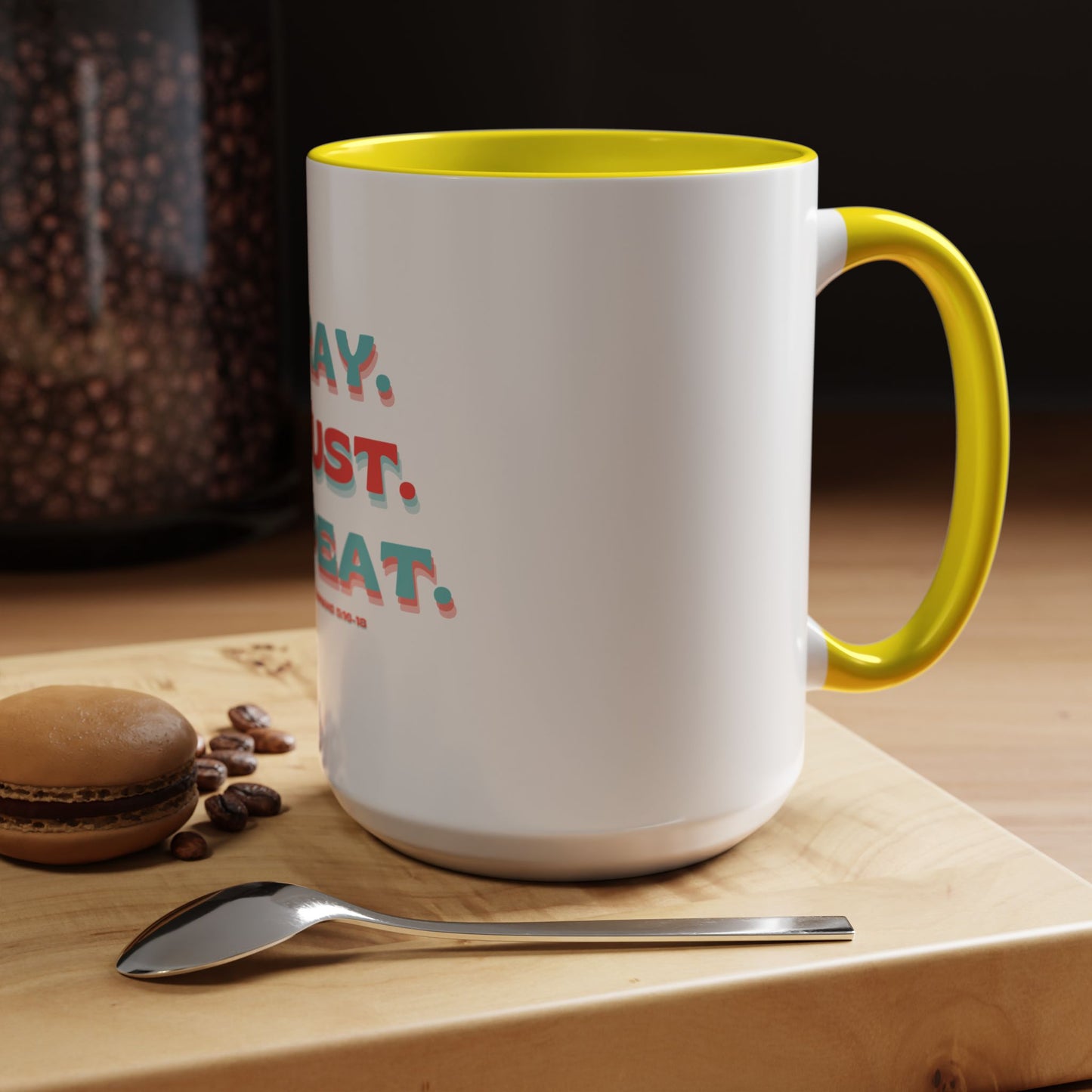 Mug Faithful Reminder featuring 1 Thessalonians 5:16-18