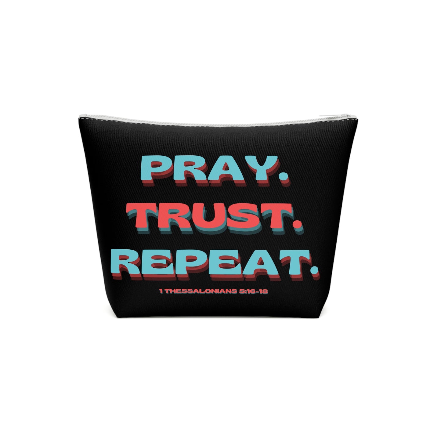 1 Thessalonians 5:16-18 - Cotton Cosmetic Bag