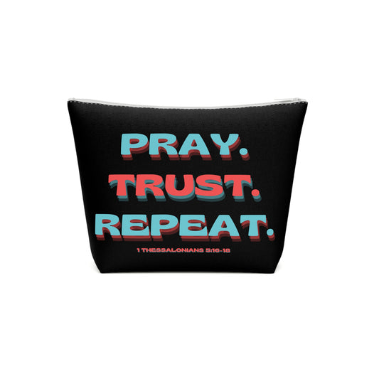 1 Thessalonians 5:16-18 - Cotton Cosmetic Bag