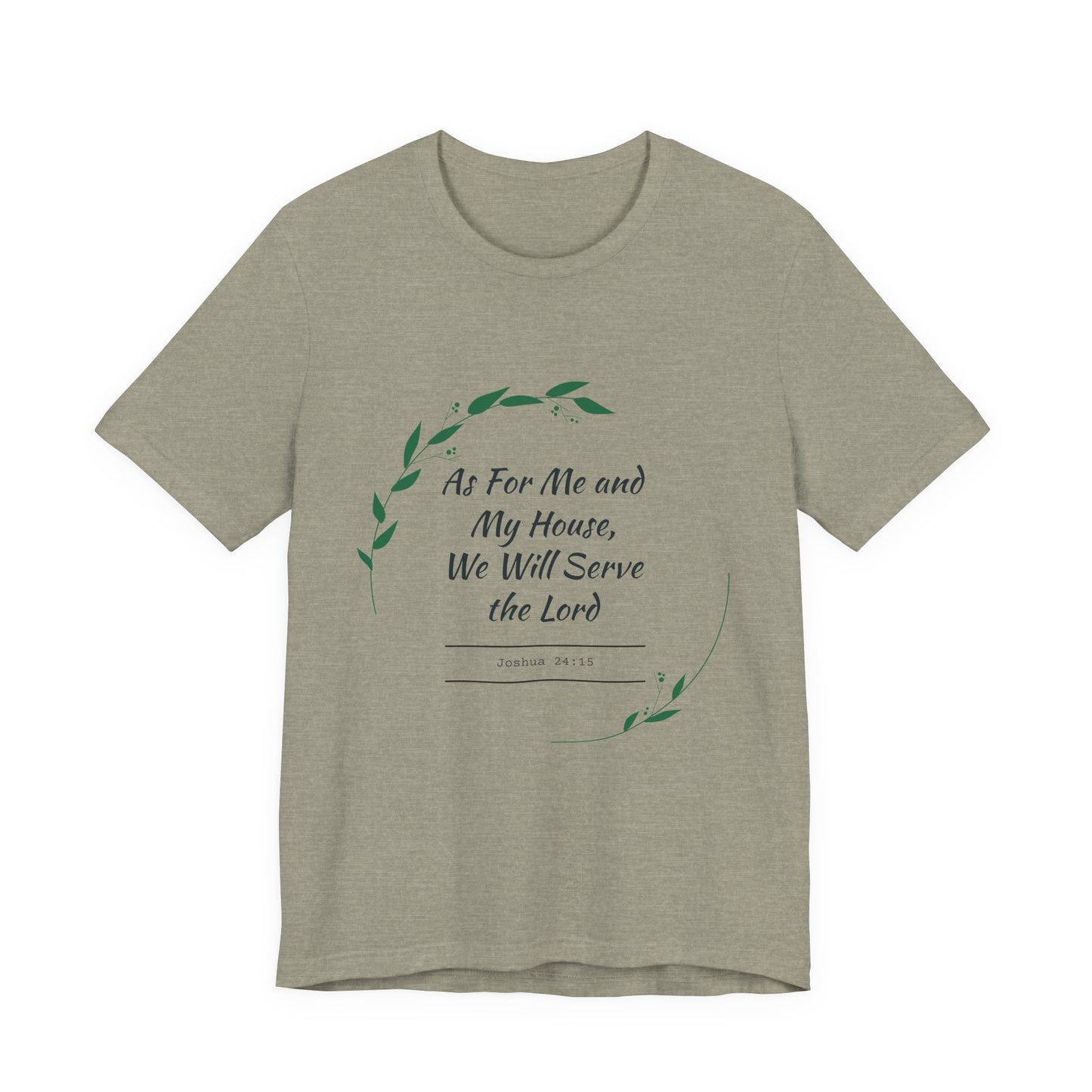 Faith-Inspired Unisex Tee, Christian Shirt, Bible Verse Apparel, Family T-Shirt, Inspirational Gift, Religious Wear