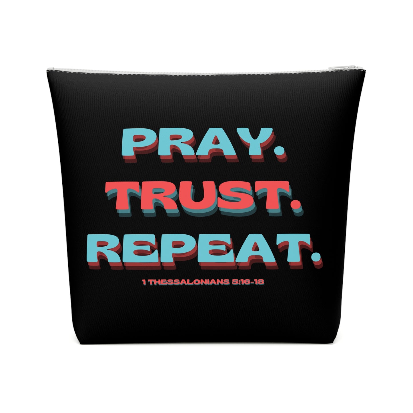 1 Thessalonians 5:16-18 - Cotton Cosmetic Bag