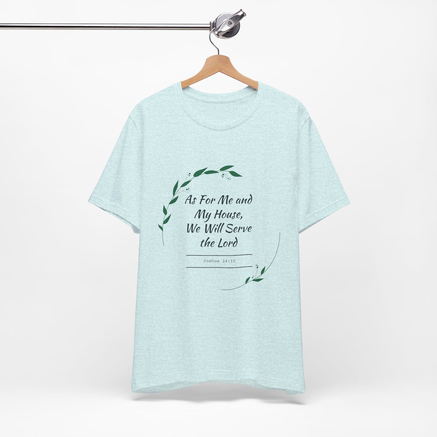 Faith-Inspired Unisex Tee, Christian Shirt, Bible Verse Apparel, Family T-Shirt, Inspirational Gift, Religious Wear